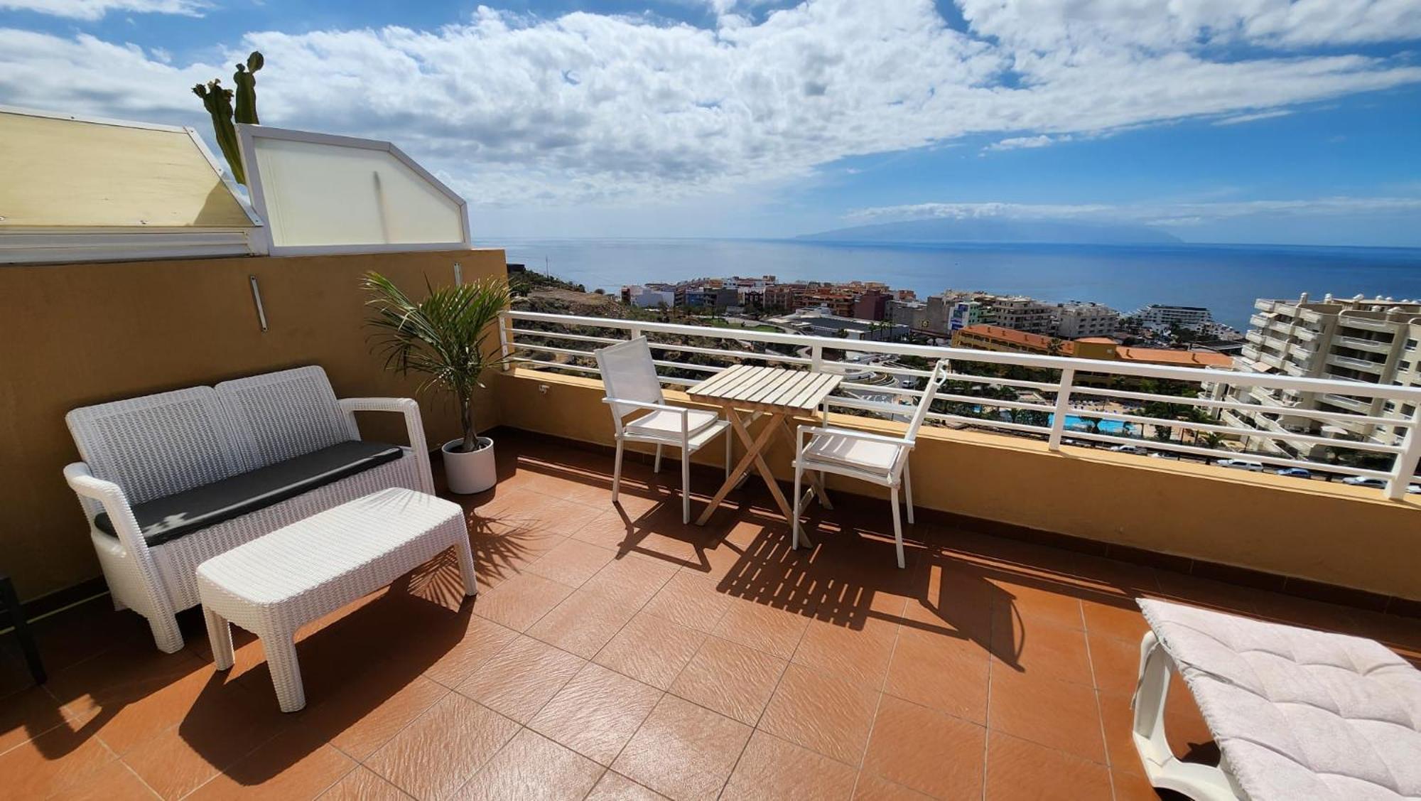 Los Gigantes,Huge Terrace,Sea View,Air Conditioning Apartment Puerto de Santiago  Exterior photo